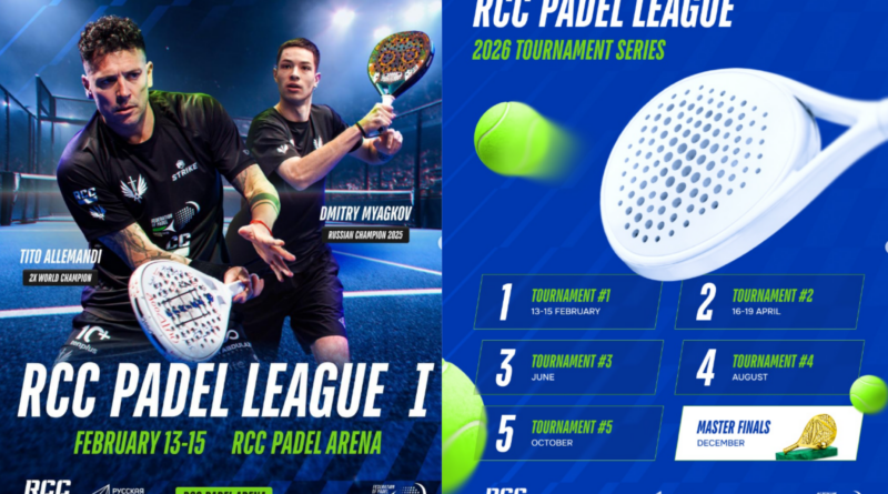Rusia revoluciona el circuito profesional: La élite del pádel mundial se cita en la RCC Padel League 2026